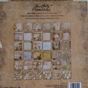 TIM HOLTZ scrapbook paper stash